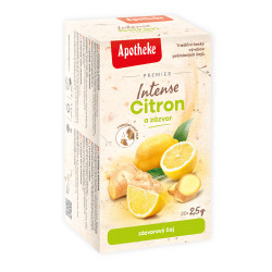 Apotheke Intense Citron a zázvor porcovaný čaj 20x2,5 g