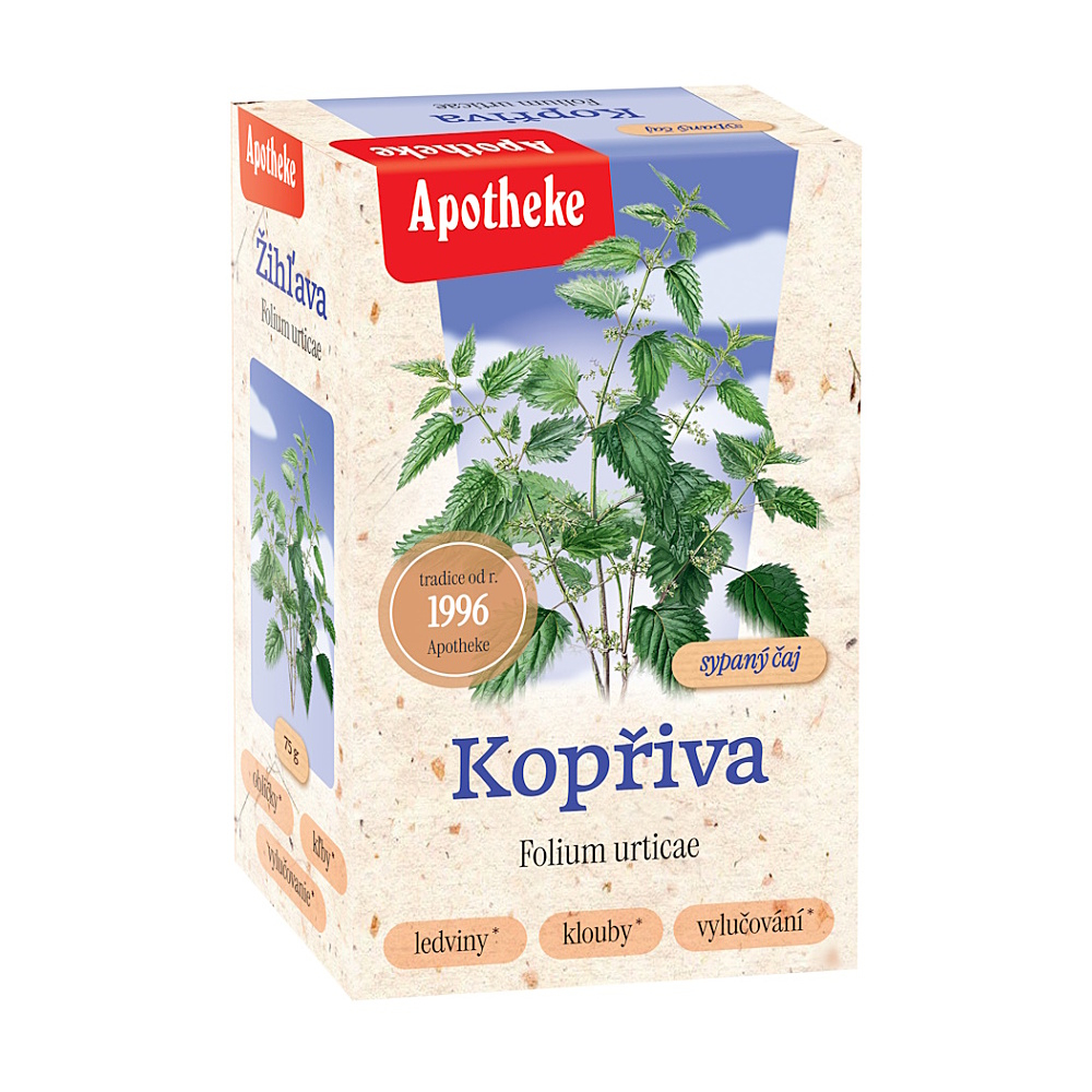 APOTHEKE Kopřiva dvoudomá list sypaný čaj 75 g