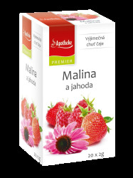 APOTHEKE Malina + Jahoda s echinaceou čaj 20 x 2 g