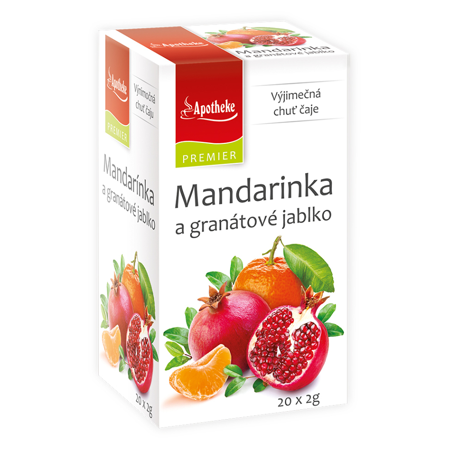 APOTHEKE Mandarinka + granátové jablko čaj 20x2 g