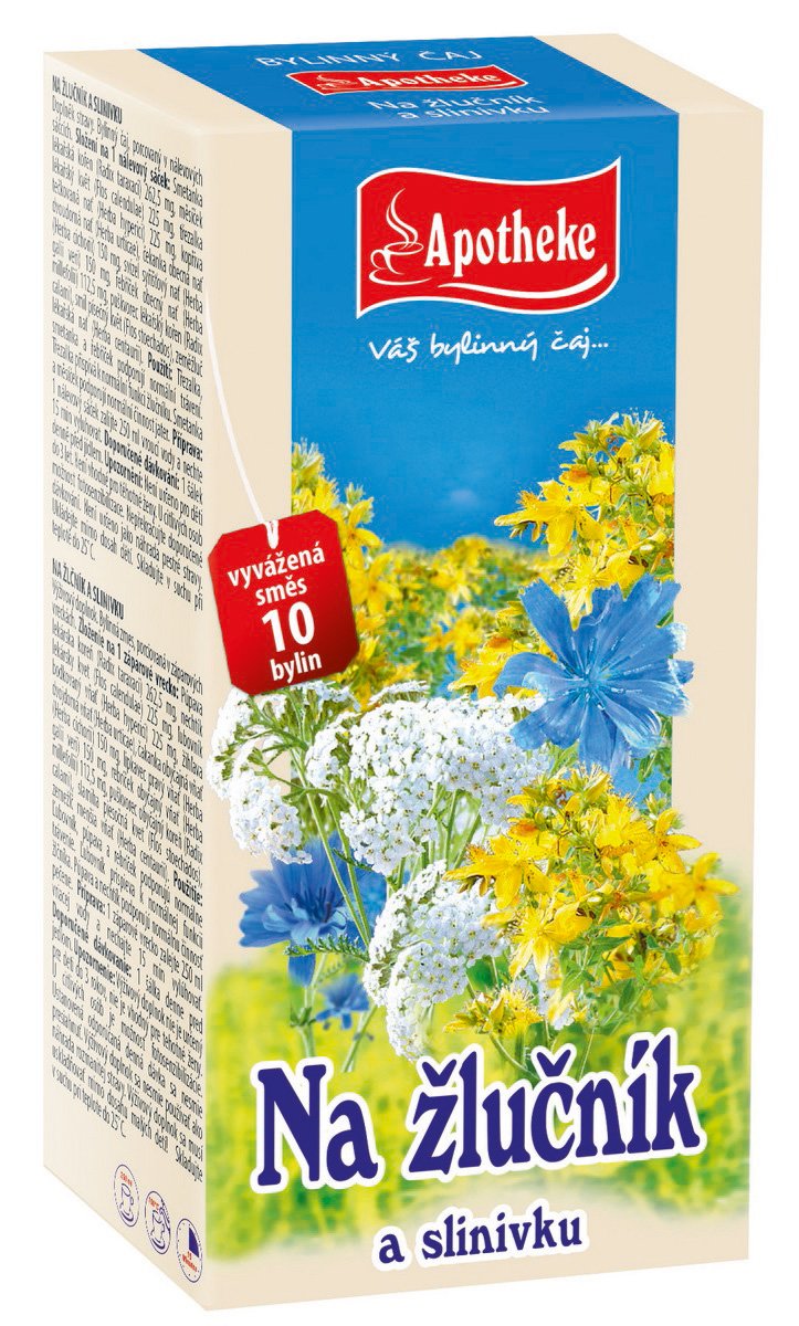 APOTHEKE Na žlučník a slinivku čaj 20 x 1.5 g