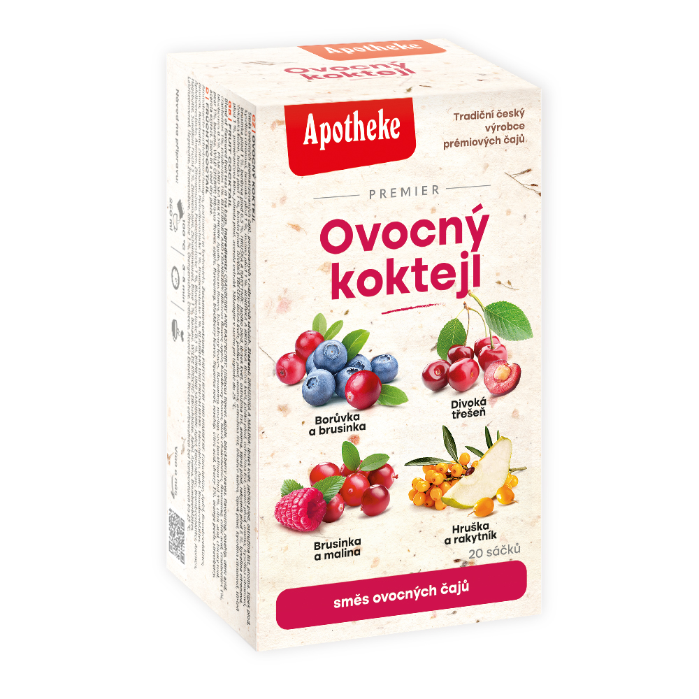Apotheke Ovocný koktejl 4v1 porcovaný čaj 20 sáčků