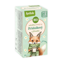 APOTHEKE Pohádkový čaj průduškový s jitrocelem BIO 20 sáčků