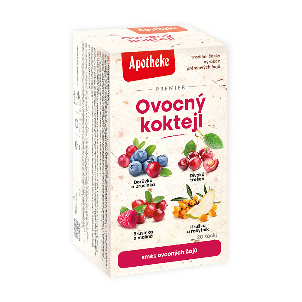APOTHEKE Premier ovocný koktejl směs čajů 20 sáčků