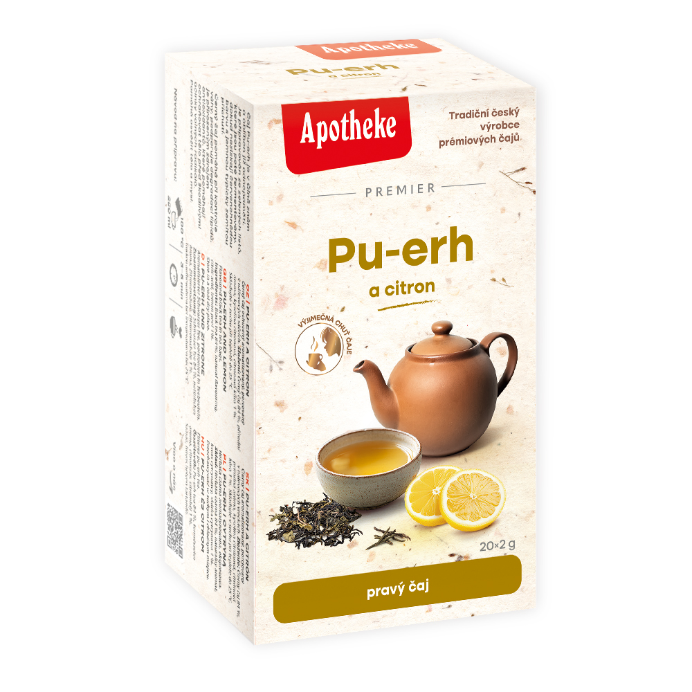 Apotheke Pu-erh a citron porcovaný čaj 20x2 g