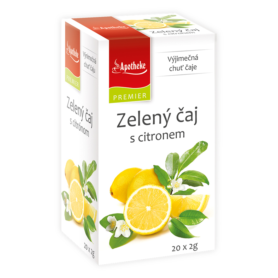 APOTHEKE Zelený čaj s citronem 20 sáčků