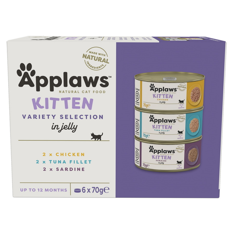APPLAWS Kitten MultiPack konzervy pro koťata 6x70 g