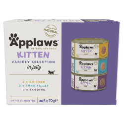 APPLAWS Kitten MultiPack konzervy pro koťata 6x70 g