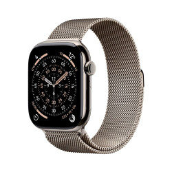Apple Watch 11 46 mm titan, milánský řemínek M/L chytré hodinky