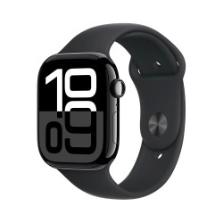 Apple Watch S10 Cellular 46 mm M/L sport band chytré hodinky black/black