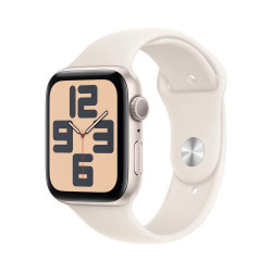 Apple Watch SE 44 mm S/M sport band chytré hodinky starlight