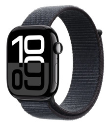 APPLE Watch Series 10 Cellular 42mm Klavírně černý hliník s inkoustovým provlékacím řemínkem