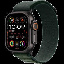 APPLE Watch Ultra 2 (2024) 49mm Černý titan s tmavě zeleným alpským tahem M