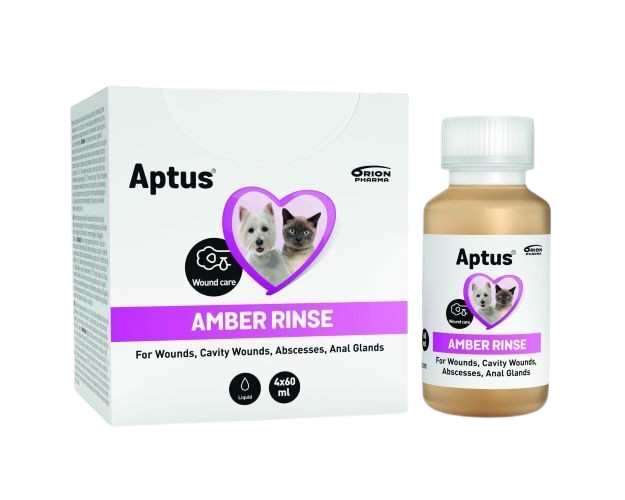 APTUS Amber Rinse Oplach ran psy/kočky 4 x 60 ml