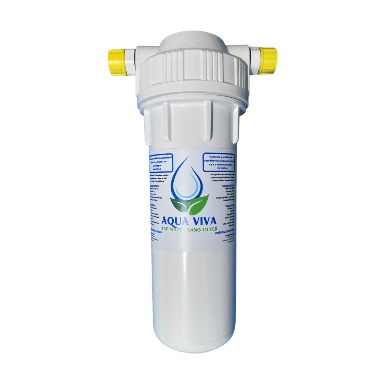 Aqua Viva nano filtr kohoutkové vody v instalační sadě s hadičkami