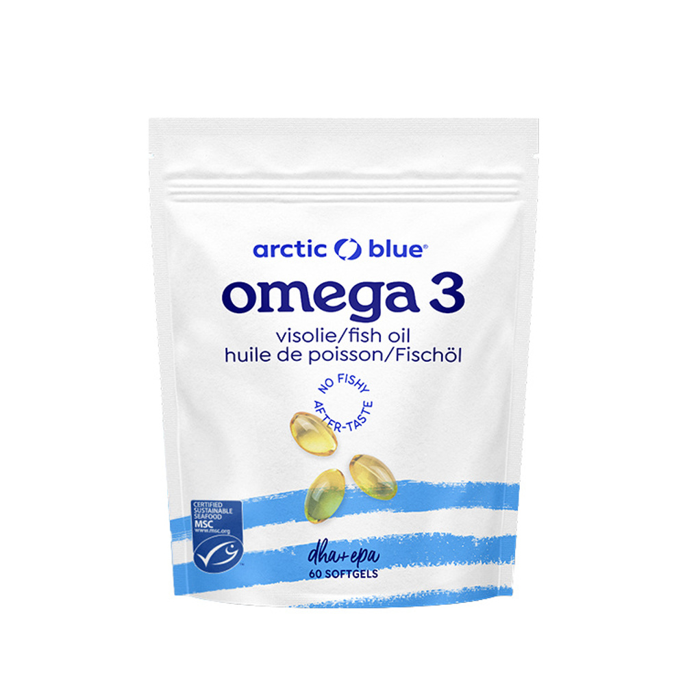 Arctic Blue Omega 3 280 mg DHA + 120 mg EPA 60 gelových kapslí