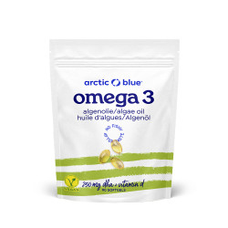 Arctic Blue Vegan Omega 3 Algae 250 mg DHA + vitamin D 90 gelových kapslí