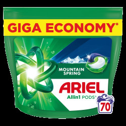 ARIEL Allin1 PODS, Mountain spring, kapsle na praní, 70 ks