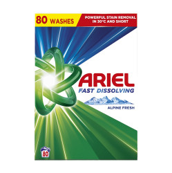 ARIEL Alpine Fresh Prací prášek 80 praní 4,4 kg