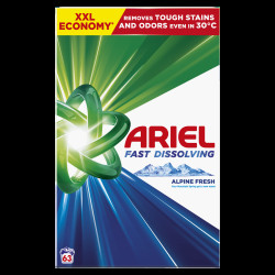 ARIEL Alpine Fresh Prací prášek Box 63 praní 3,465 kg