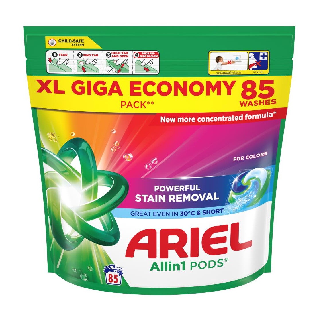 Ariel Color Allin1 kapsle na praní 85 ks