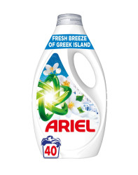 Ariel Fresh Breeze of Greek Island prací gel 1,8 l 40 praní