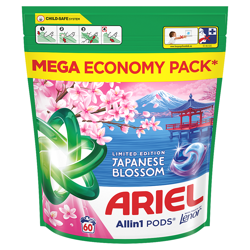 ARIEL Kapsle japanese blossom 60 kusů