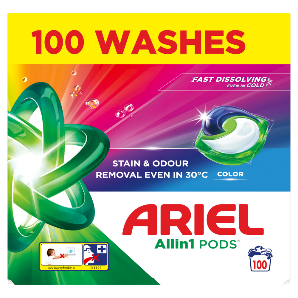 ARIEL Kapsle na praní Color Box 100 praní