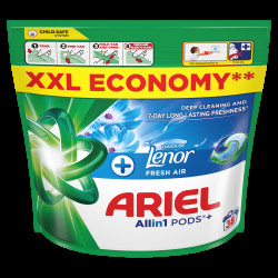 ARIEL Kapsle na praní Plus Fresh Air 38 praní
