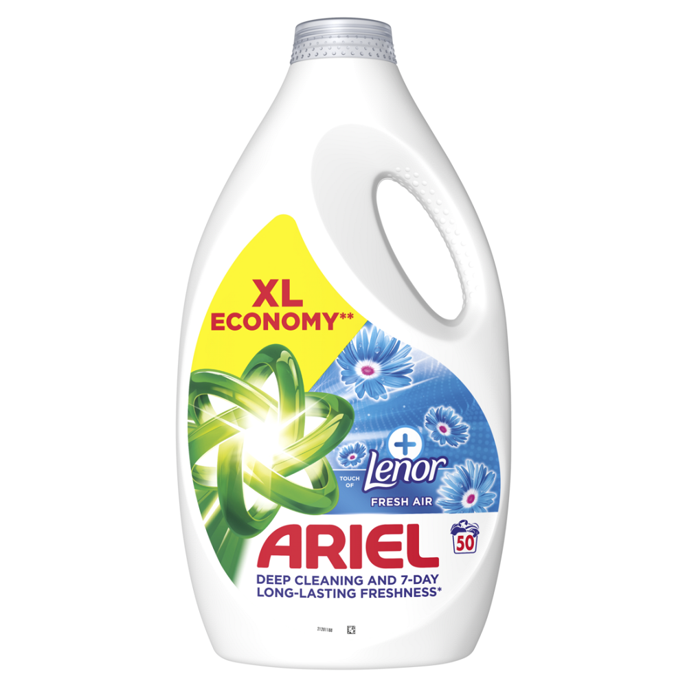 ARIEL Plus Fresh Air Tekutý prací gel 50 praní 2,25 l