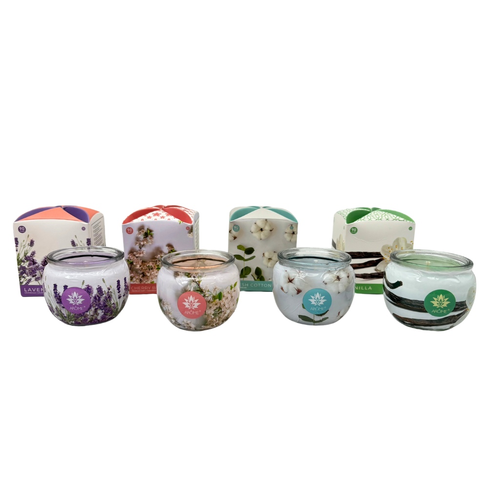 ARÔME Vonné svíčky Mix květinových vůní