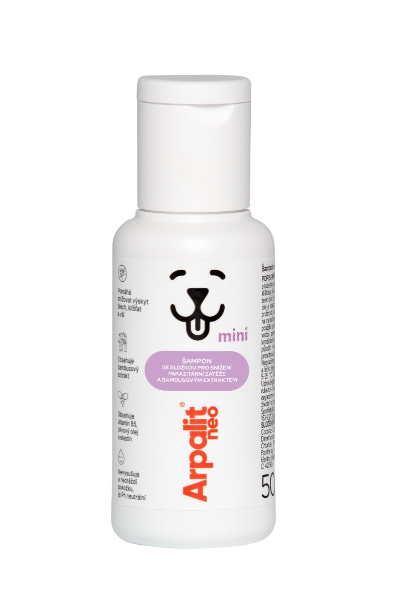 Arpalit Neo Šampon se složkou pro snížení parazitární zátěže a bambusovým extraktem 50 ml