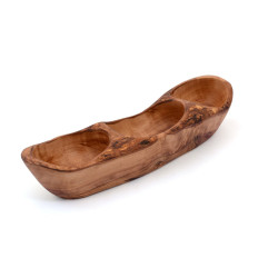 Arte Legno rustikální trojmiska 33x10x7 cm (HED33)