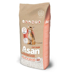 ASAN Cat pure stelivo pro krátkosrsté kočky a fretky 42 l