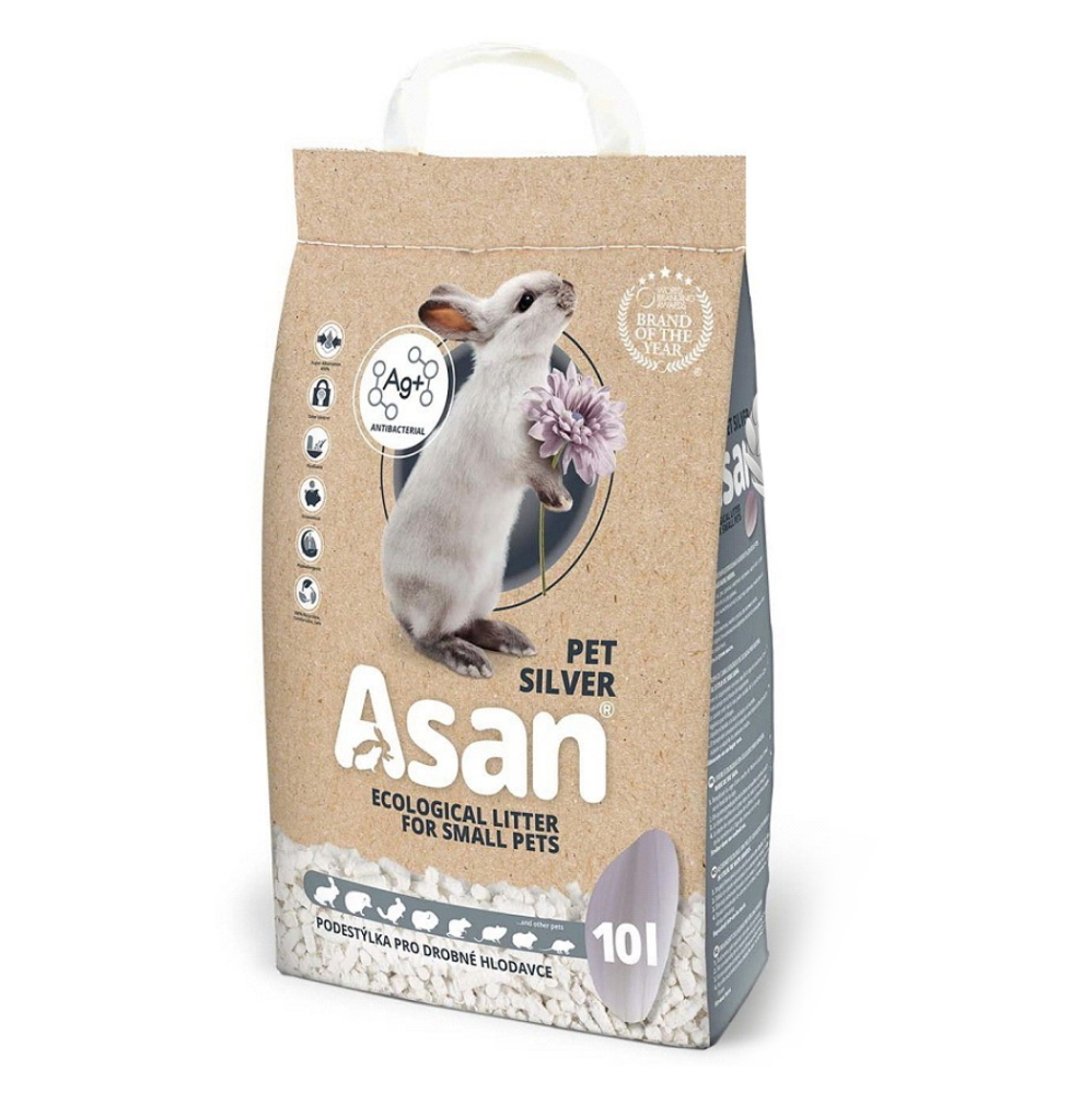 ASAN Pet Silver pro hlodavce a králíčky 10 l
