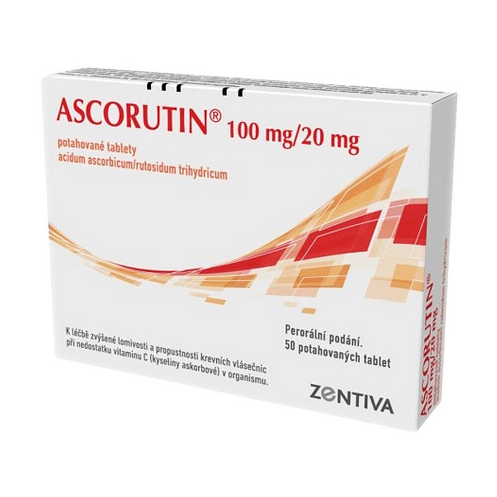 ASCORUTIN 100mg/20mg 50 potahovaných tablet
