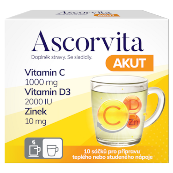 ASCORVITA AKUT nápoj 10 x 3g
