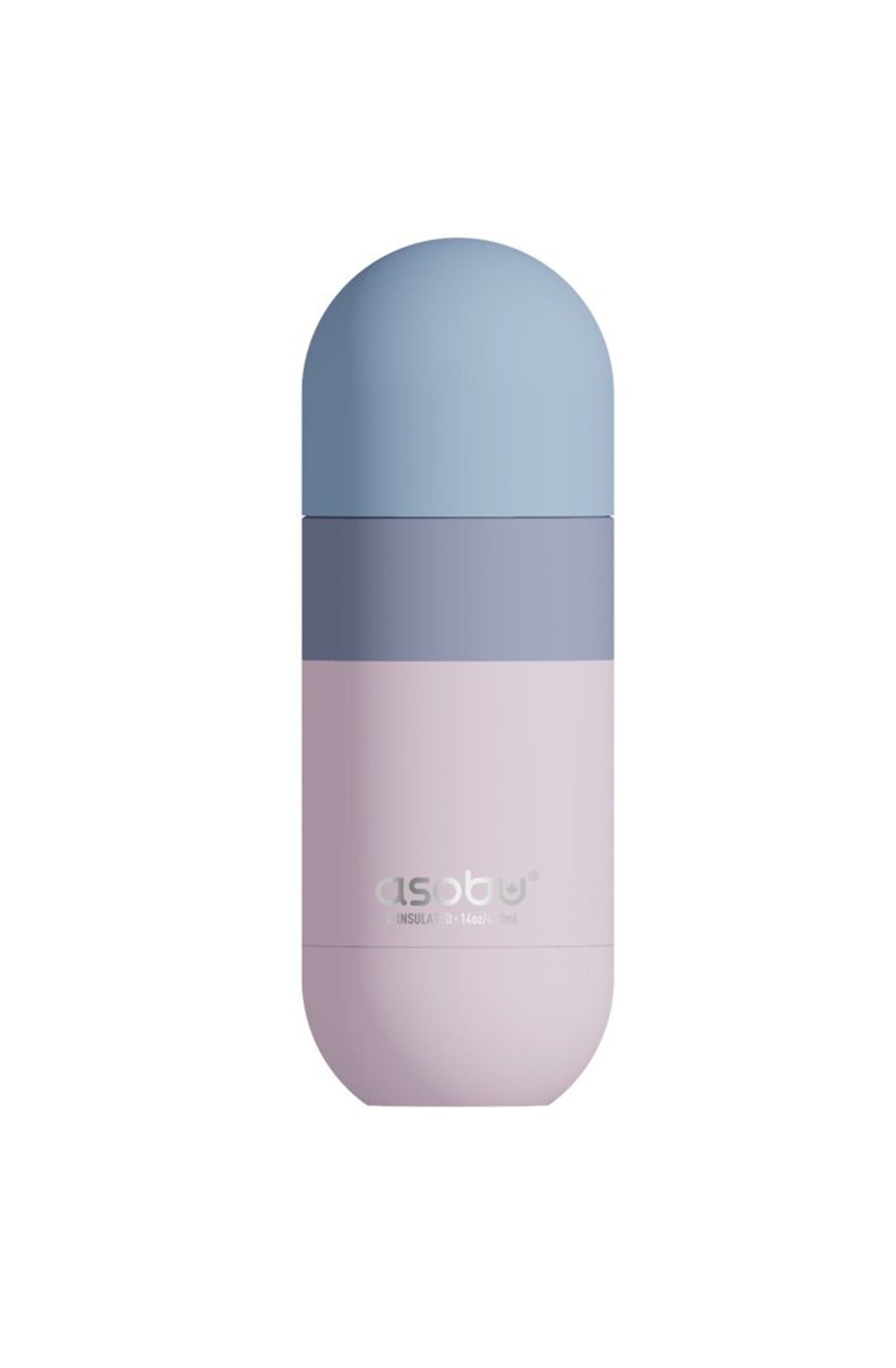 ASOBU ORB cestovní termoska PASTEL PINK 420ml Cestovní termoska