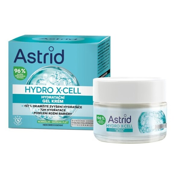 ASTRID Hydro X-Cell Hydratační gel krém pro normální až smíšenou pleť 50 ml