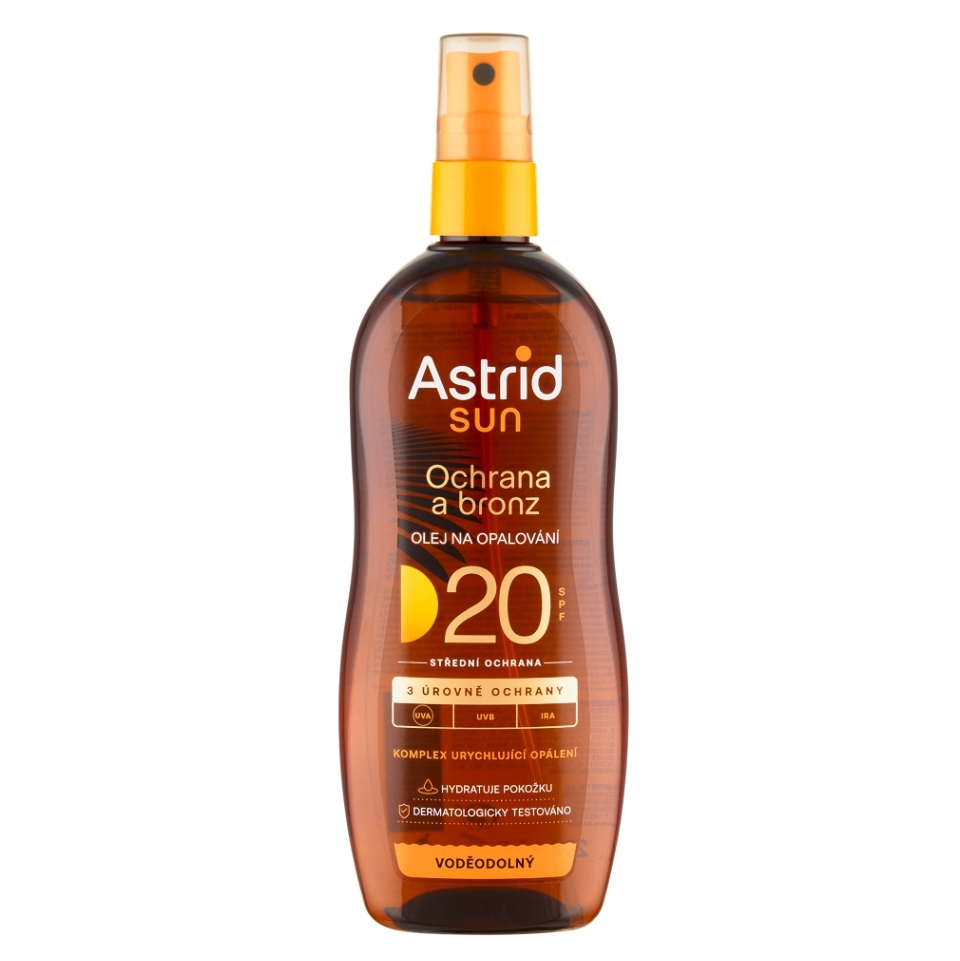 ASTRID Sun olej na opalování OF20 200 ml
