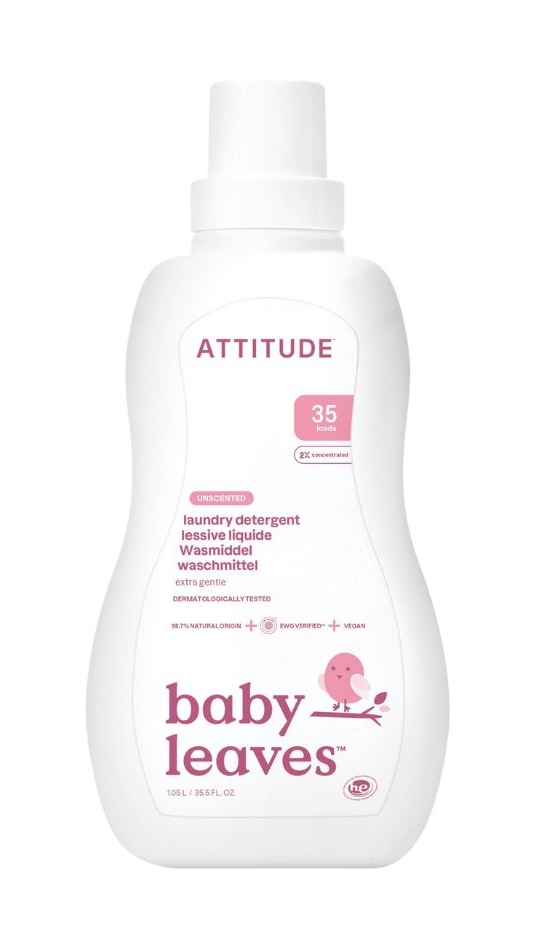 ATTITUDE Baby Leaves Prací gel pro děti bez vůně 1050 ml