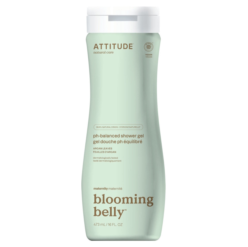 ATTITUDE Blooming Belly přírodní tělové mýdlo nejen pro těhotné s arganem 473 ml