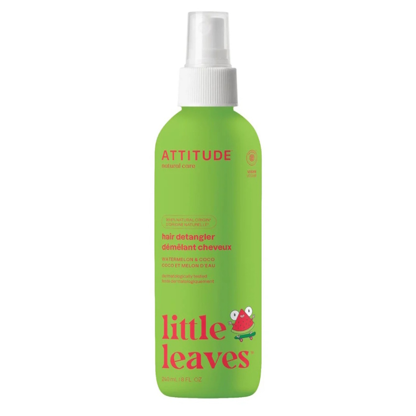 ATTITUDE Little leaves sprej pro rozčesávání dětských vlásků s vůní melounu a kokosu 240 ml