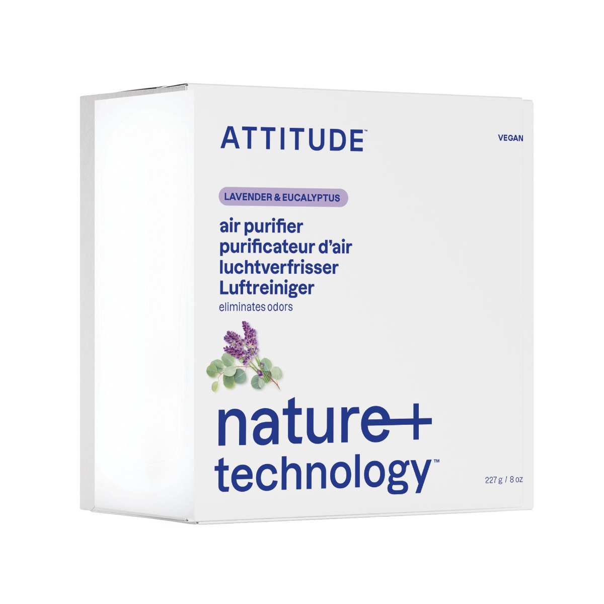 ATTITUDE Nature+ čisticí osvěžovač vzduchu levandule eukalyptus 225 g
