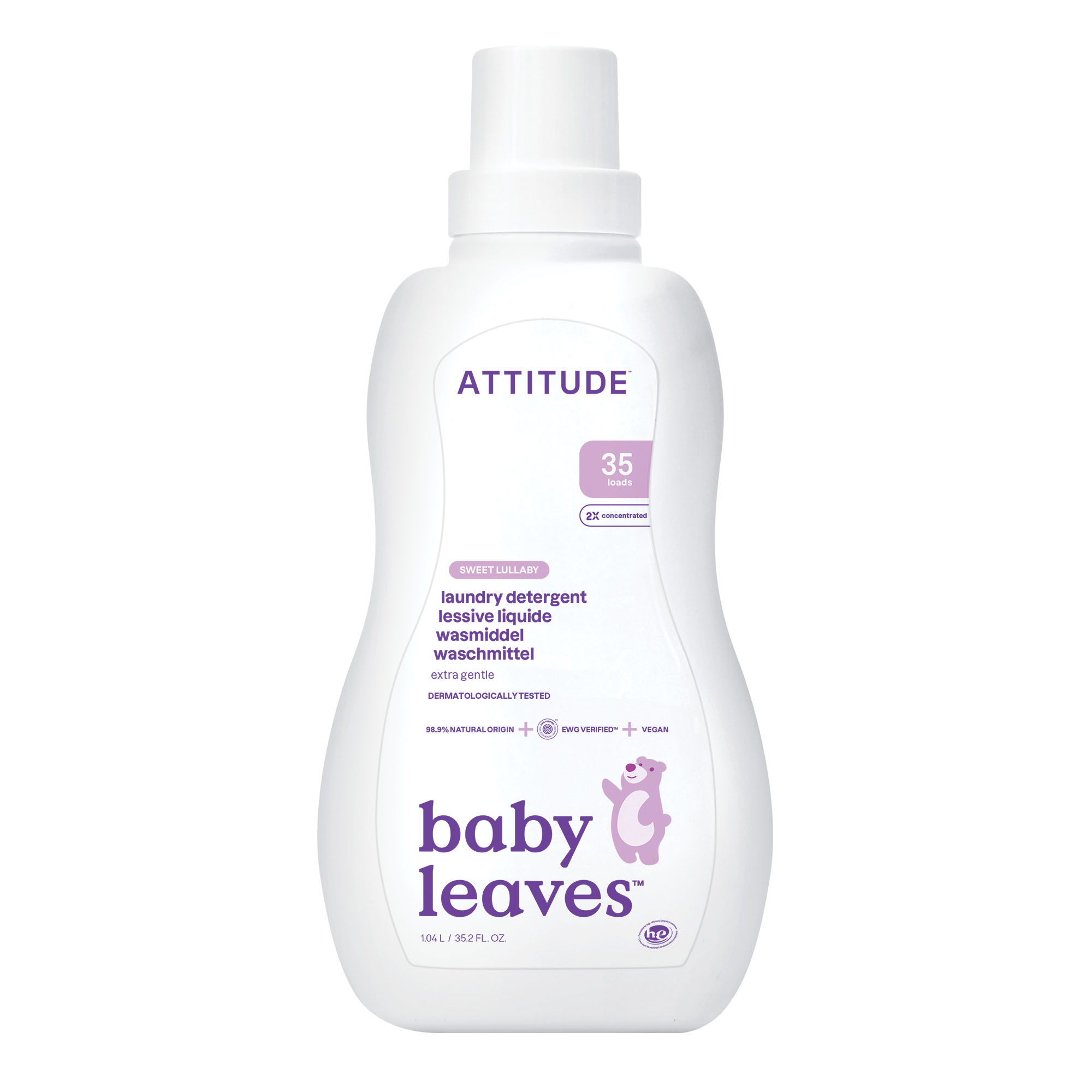 ATTITUDE Prací gel pro děti s vůní Sweet Lullaby 1.05 l