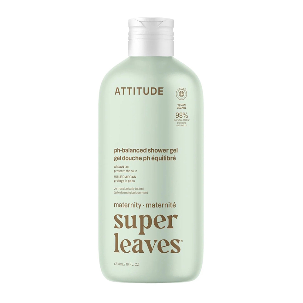 ATTITUDE Super leaves Maternity tělové mýdlo pro těhotné s arganem 473 ml