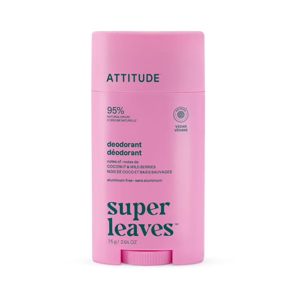 ATTITUDE Super leaves Přírodní deodorant kokos & lesní plody 75 g