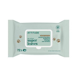 ATTITUDE Super leaves Přírodní vlhčené ubrousky pro zvířecí mazlíčky 72 ks