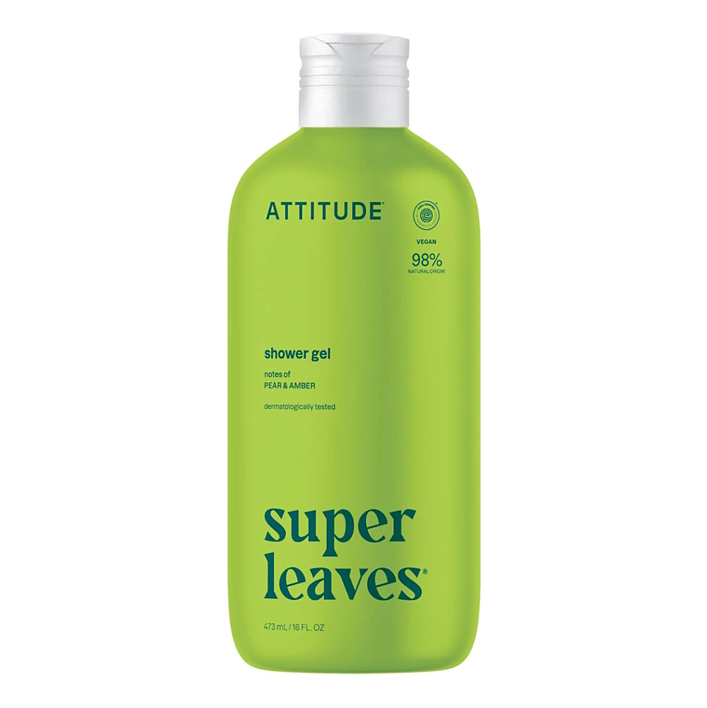 ATTITUDE Super leaves sprchový gel hruška a amber 473 ml