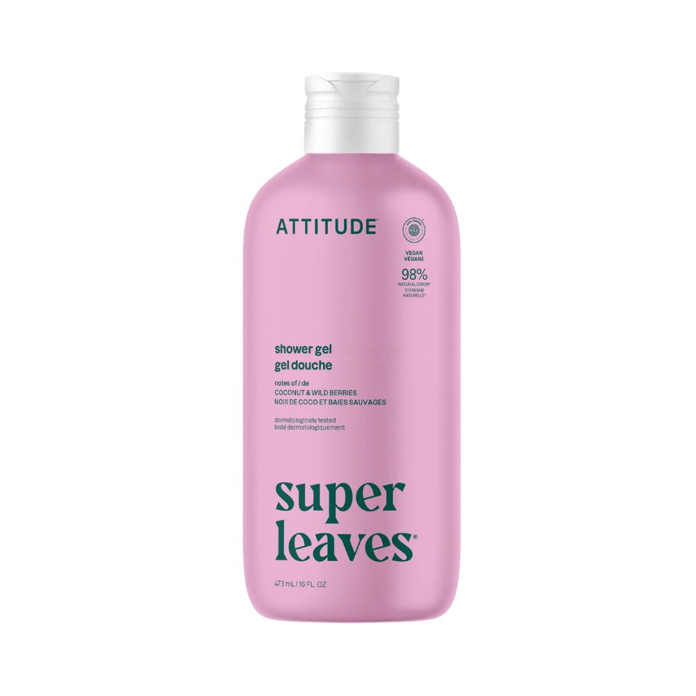 ATTITUDE Super leaves Sprchový gel kokos a lesní plody 473 ml